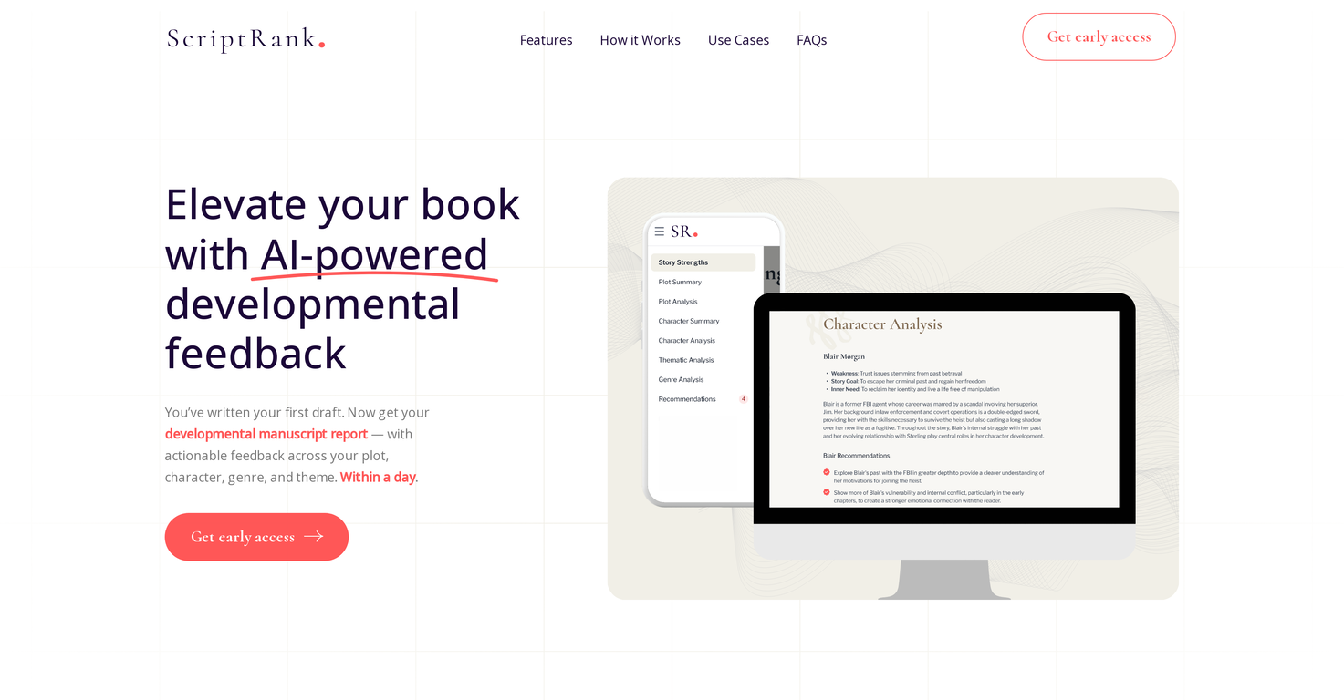 ScriptRank screenshot