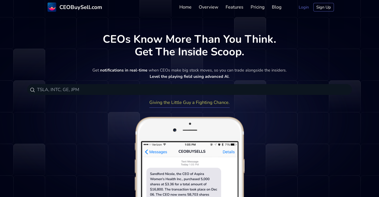 CEOBuySell screenshot