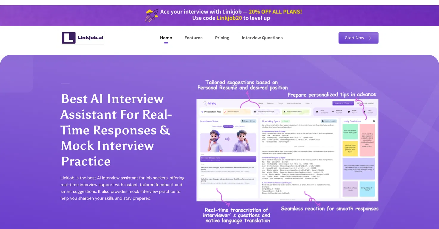 Linkjob screenshot