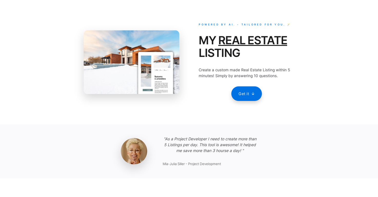 Real Estate Listing screenshot