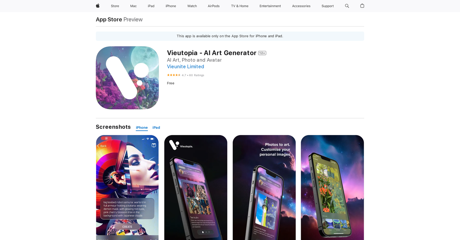 Vieutopia screenshot