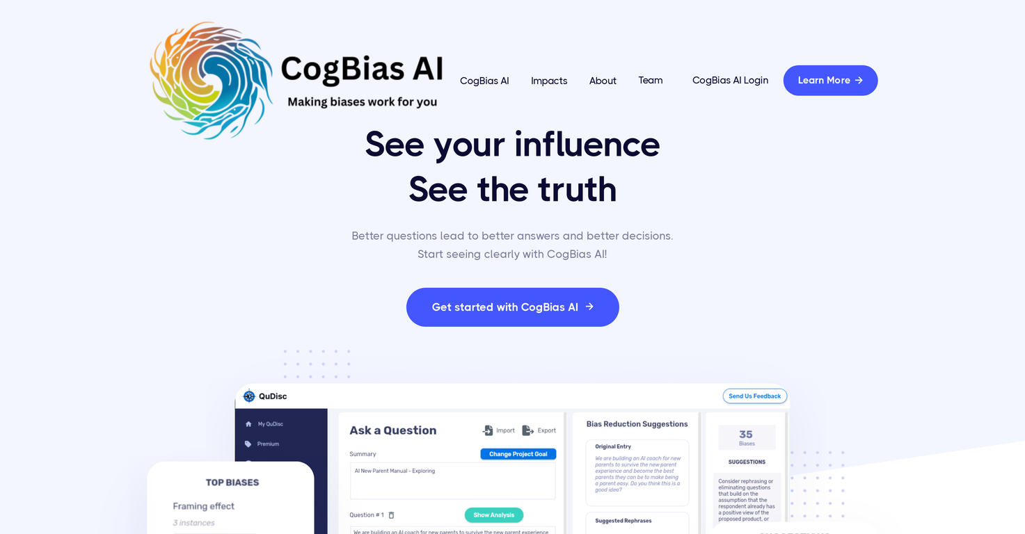 CogBias AI screenshot