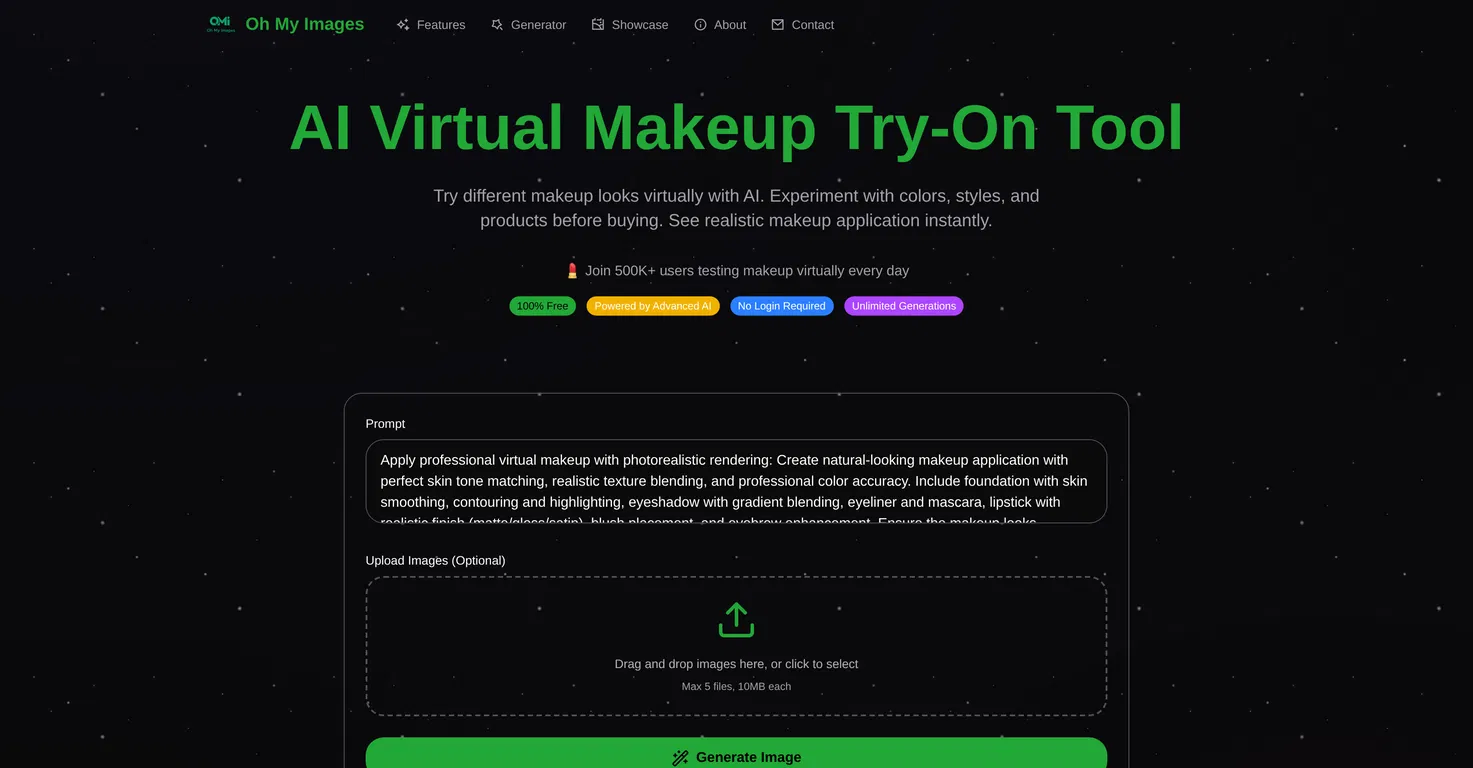 Oh My Images Virtual Makeup screenshot