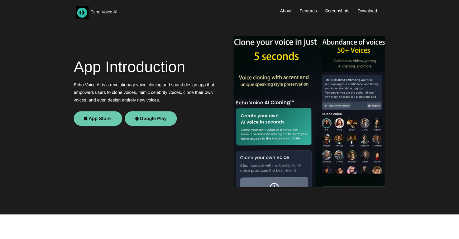 Echo Voice AI screenshot