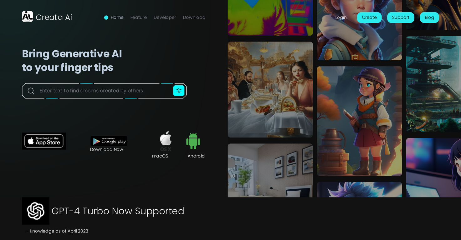 CreataAI screenshot