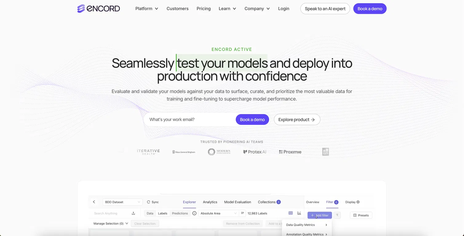 Encord screenshot