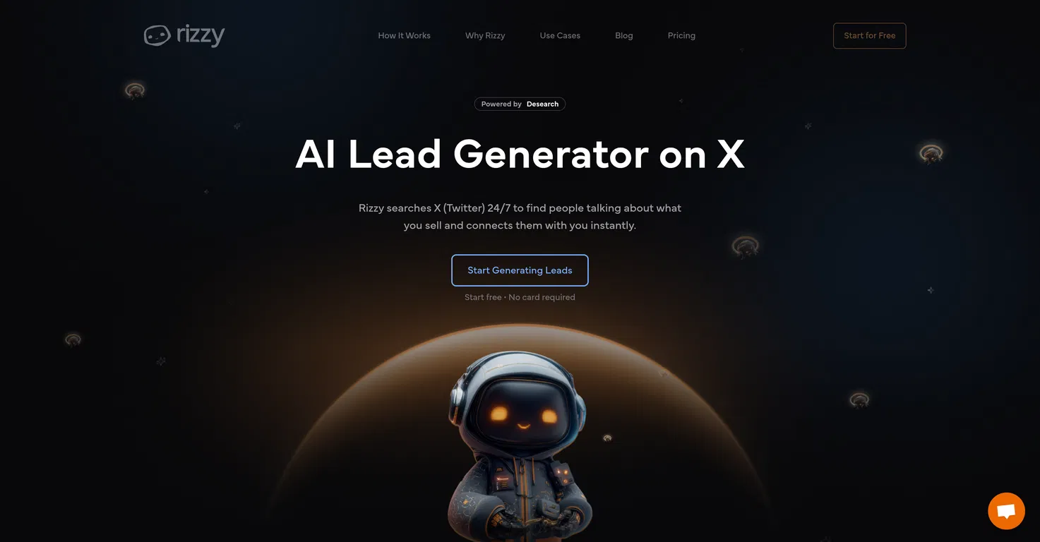 Rizzy - AI Lead Generator screenshot