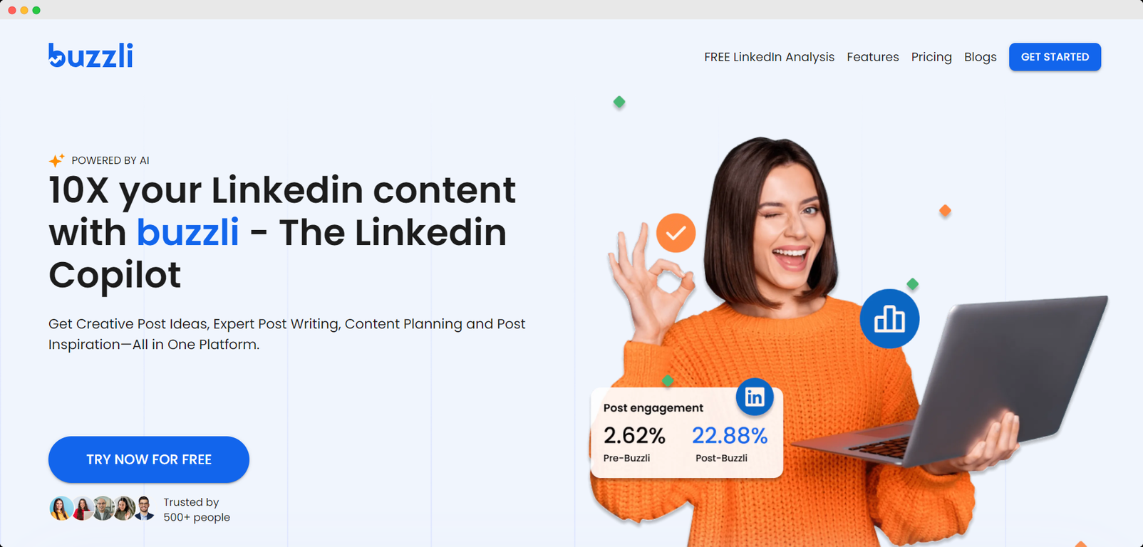 Buzzli screenshot