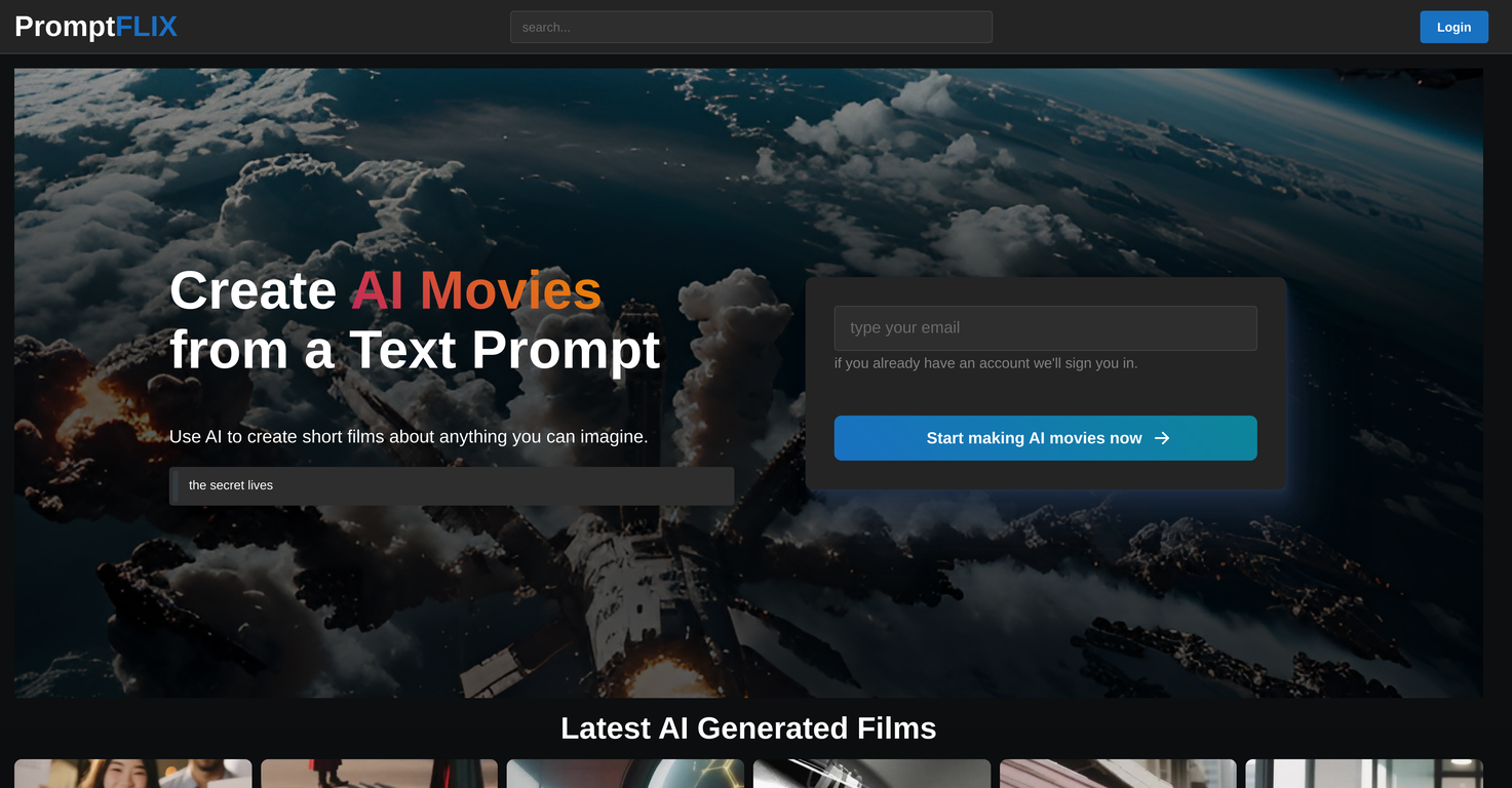 PromptFlix screenshot