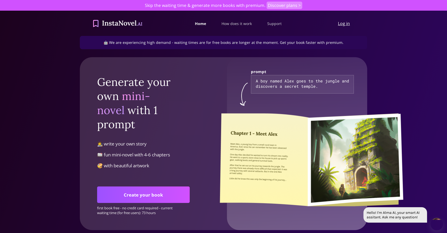 InstaNovel screenshot