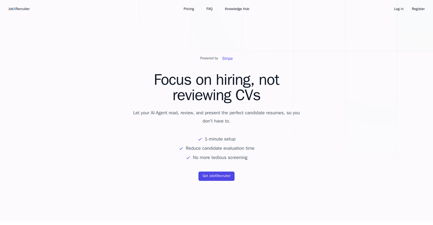 JobXRecruiter screenshot