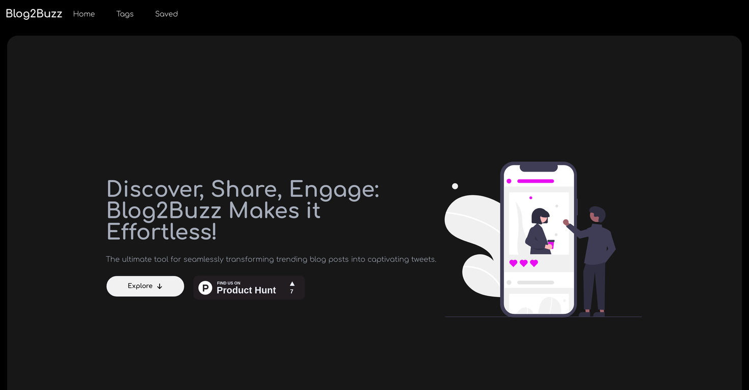 Blog2Buzz screenshot