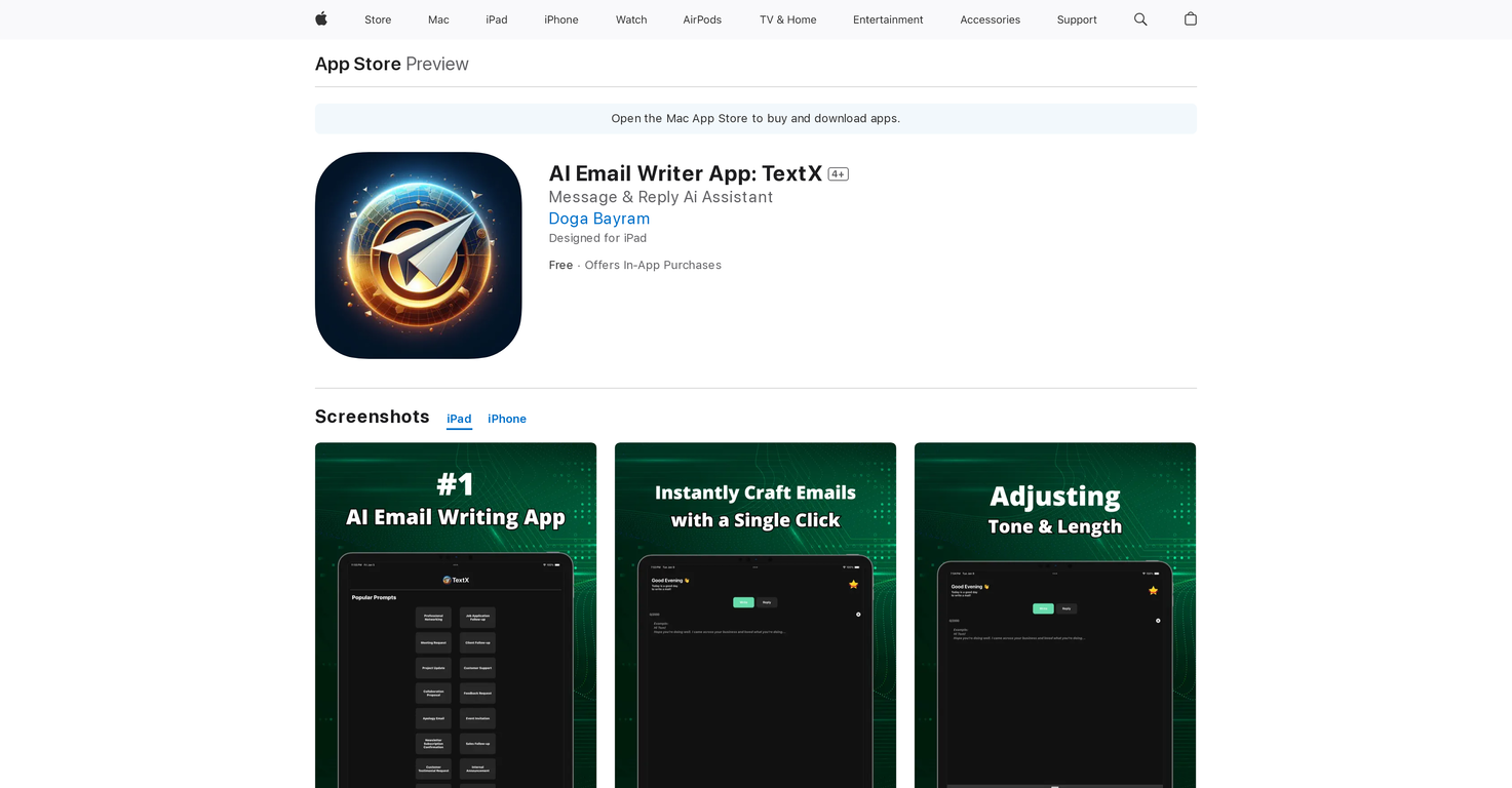 TextX screenshot