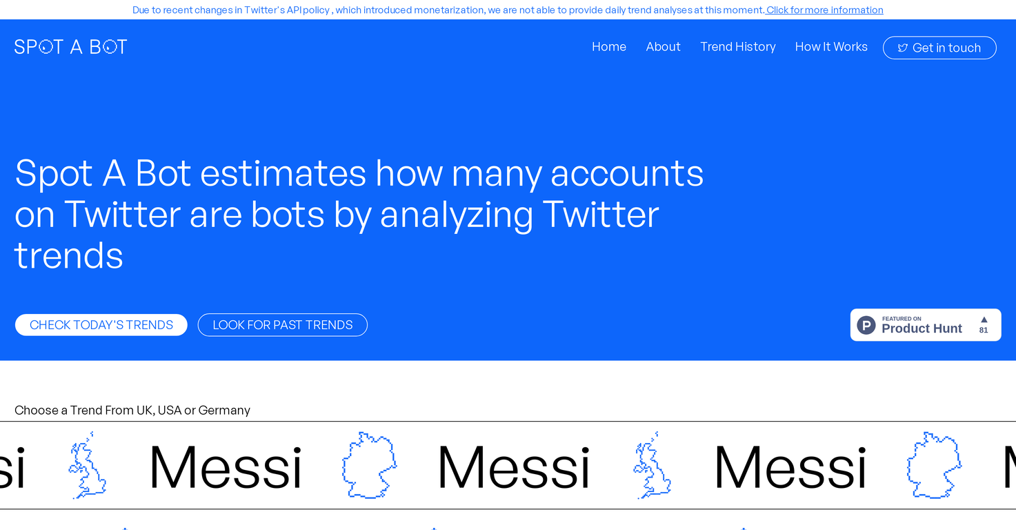 Spot a Bot screenshot