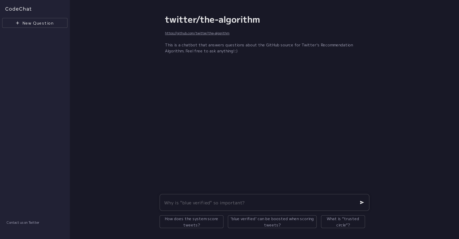 CodeChat screenshot