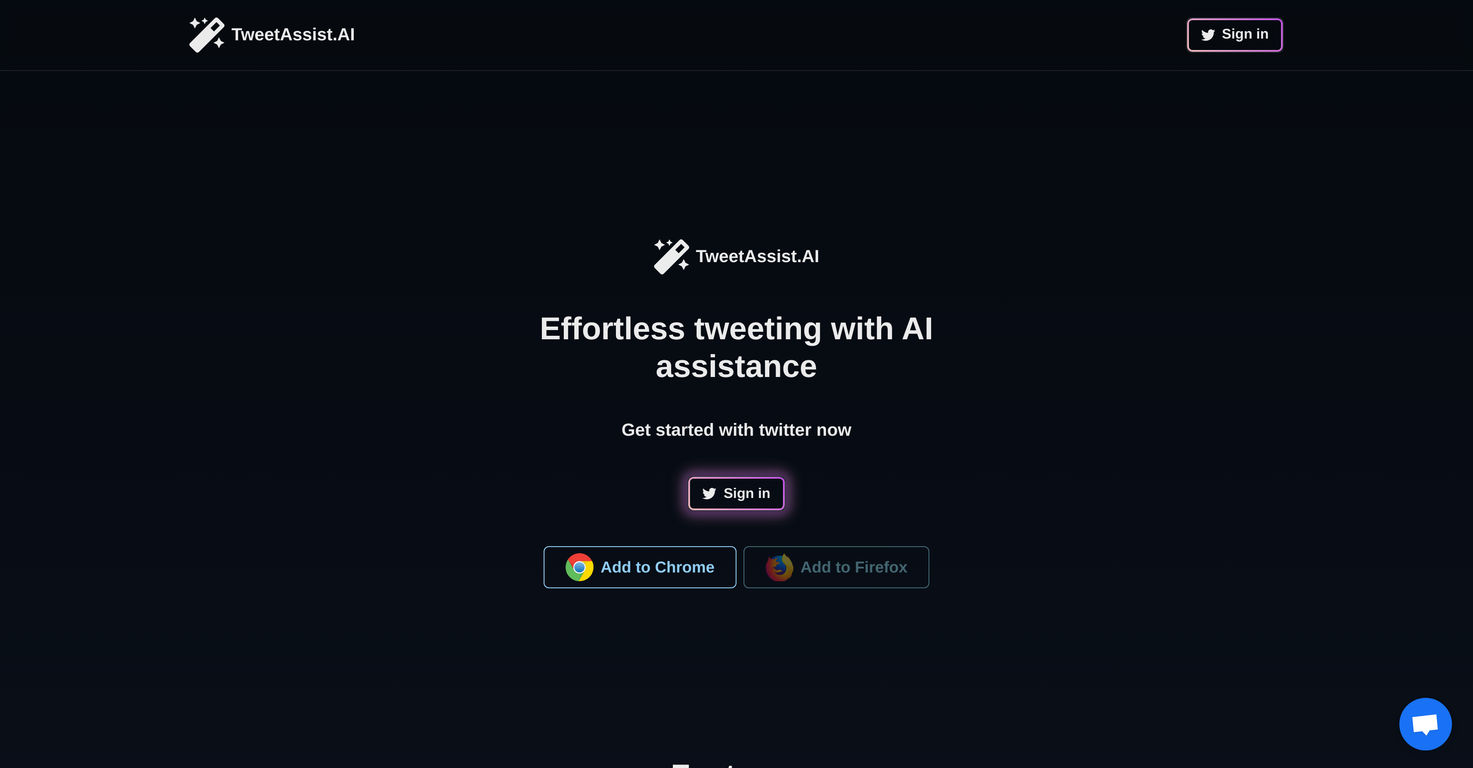Tweet Assist App screenshot