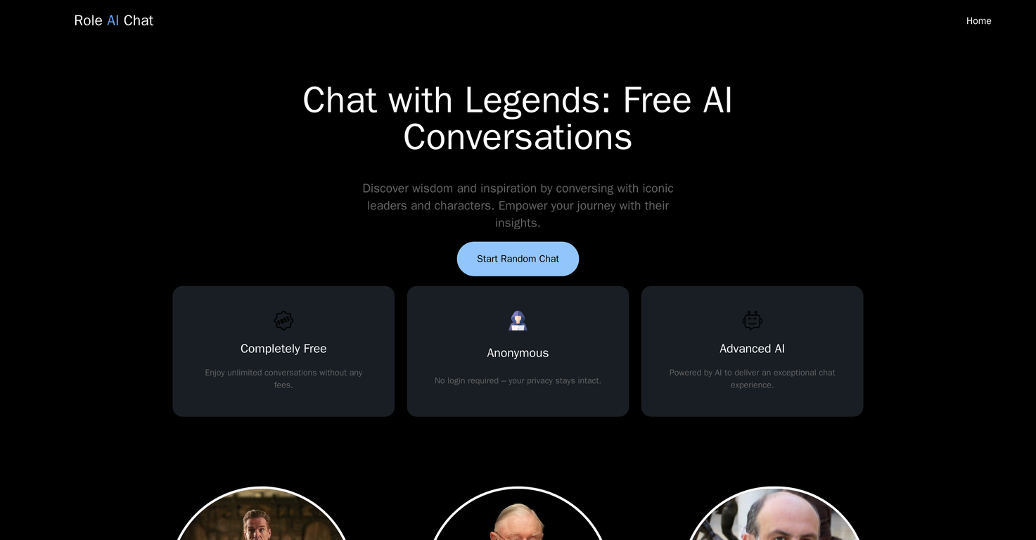 Role AI Chat screenshot