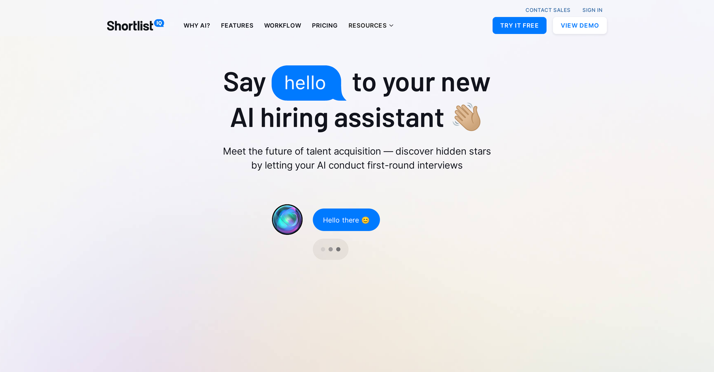 ShortlistIQ screenshot