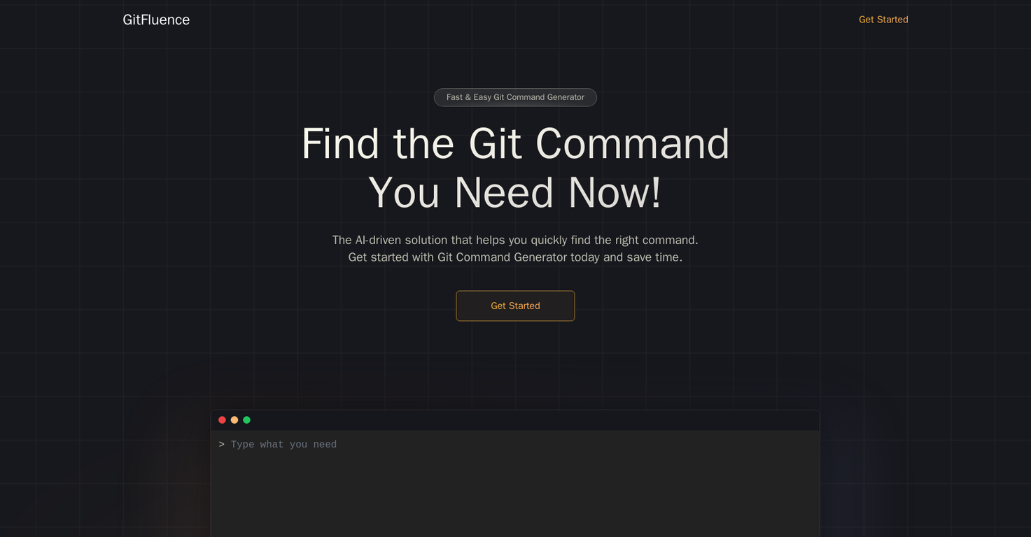 GitFluence screenshot