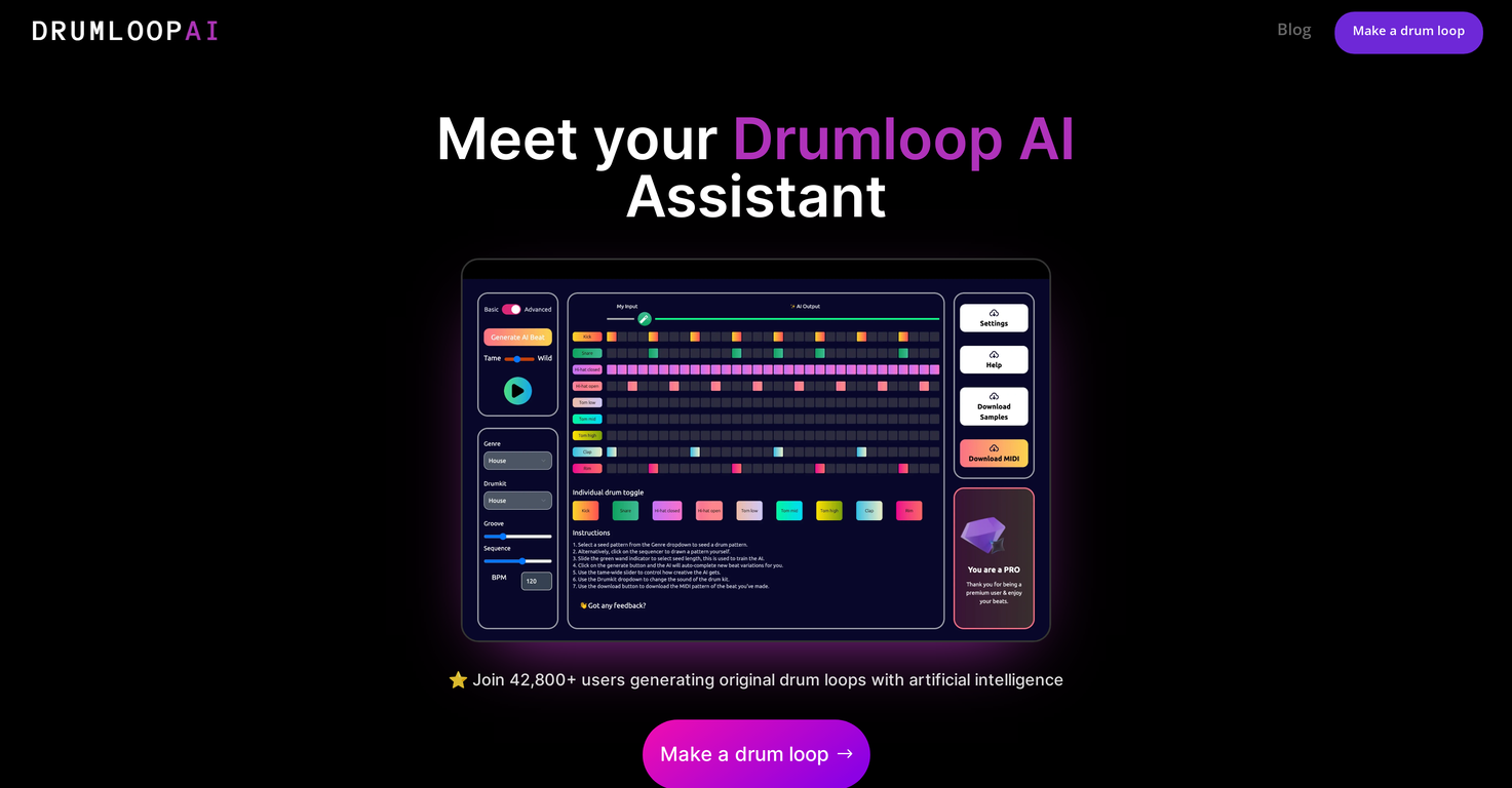 Drumloop screenshot