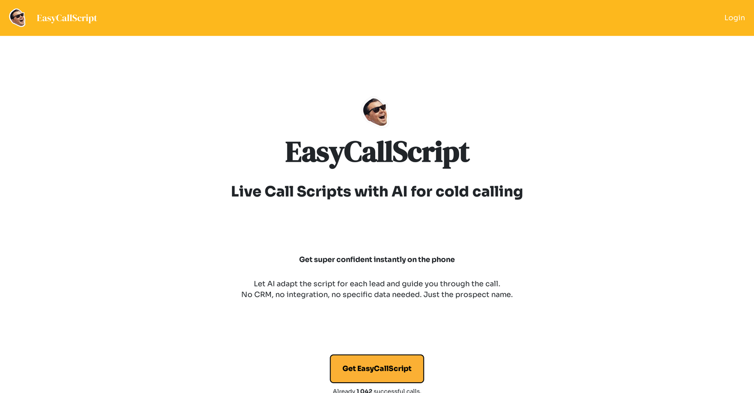 EasyCallScript screenshot