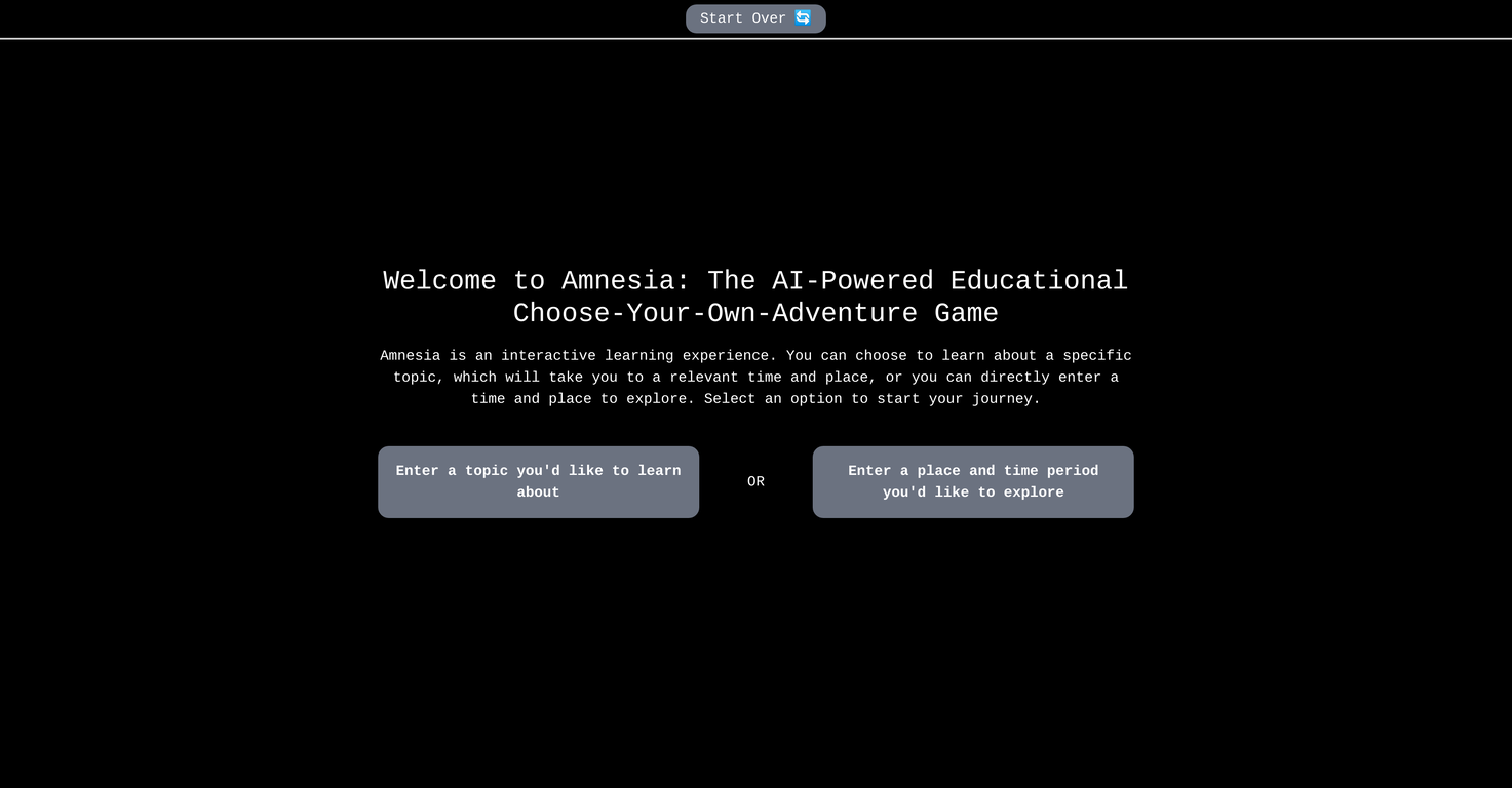 Amnesia screenshot
