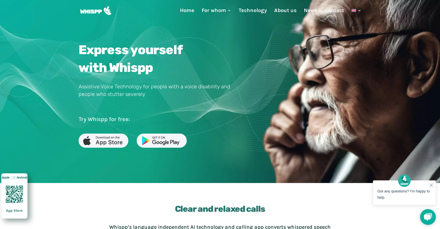 Whispp screenshot