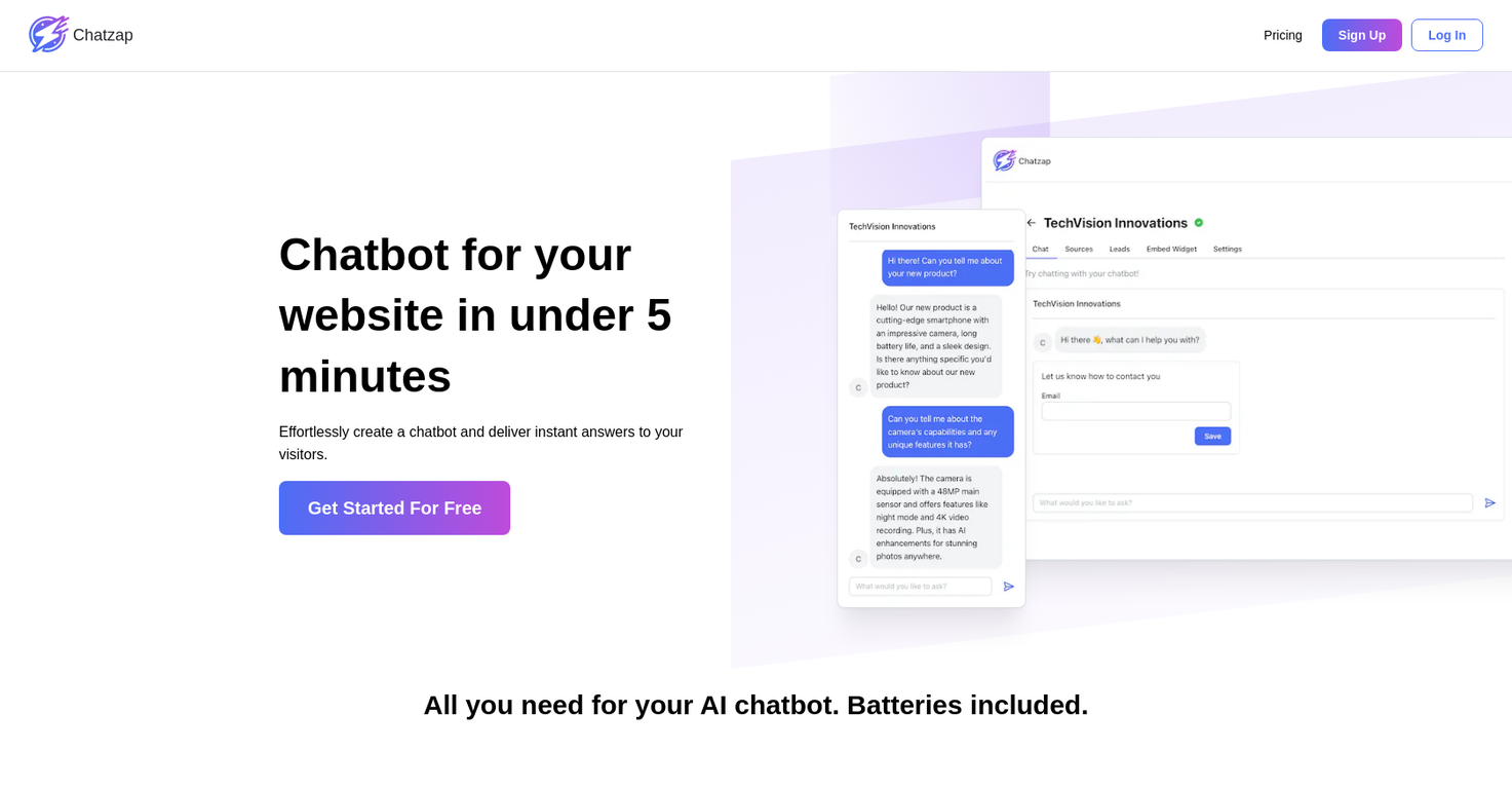 Chatzap screenshot