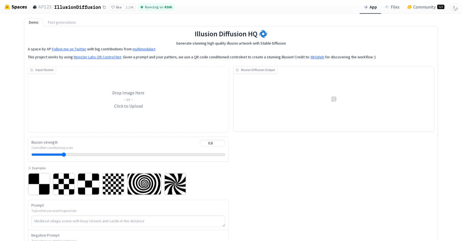 IllusionDiffusion screenshot