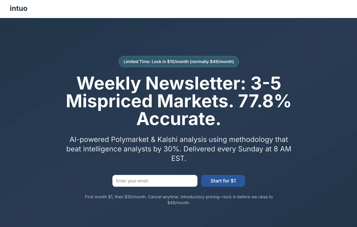 Intuo - AI Sales Intelligence Brief screenshot
