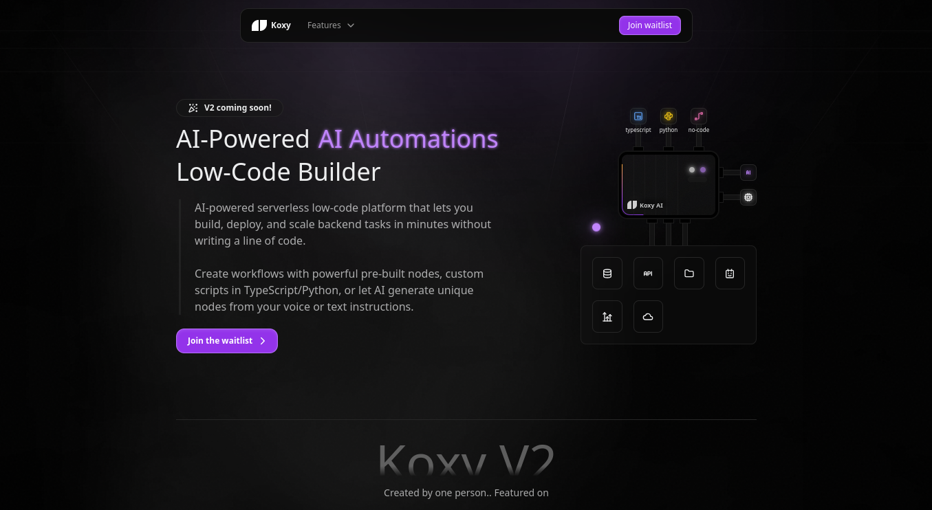 Koxy screenshot
