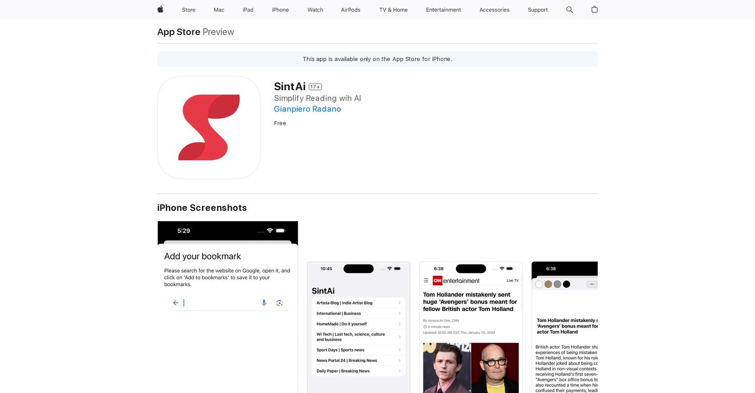 SintAi screenshot