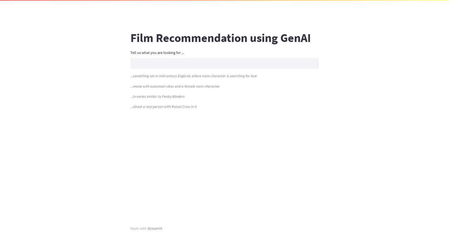 Filmfinder screenshot