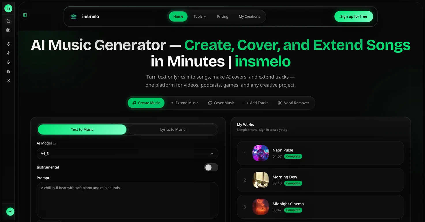insmelo screenshot