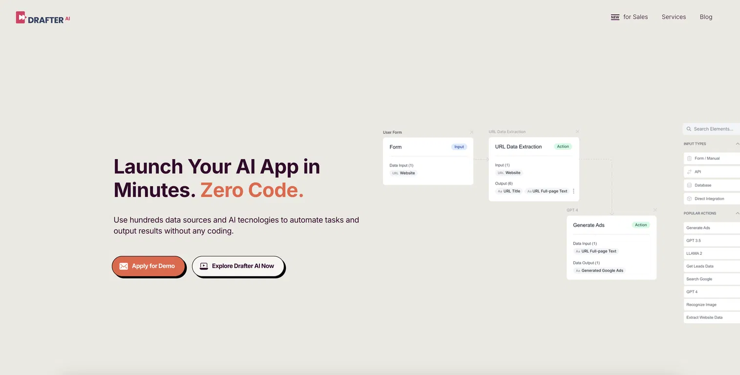 Drafter AI screenshot