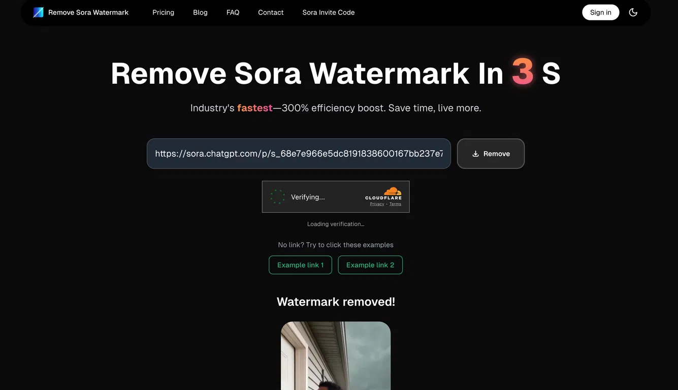 RemoveWatermark screenshot