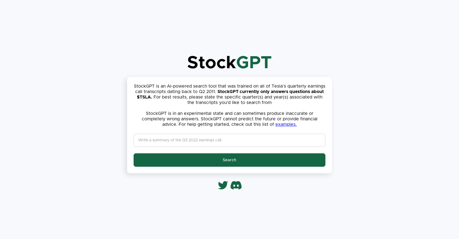 StockGPT screenshot
