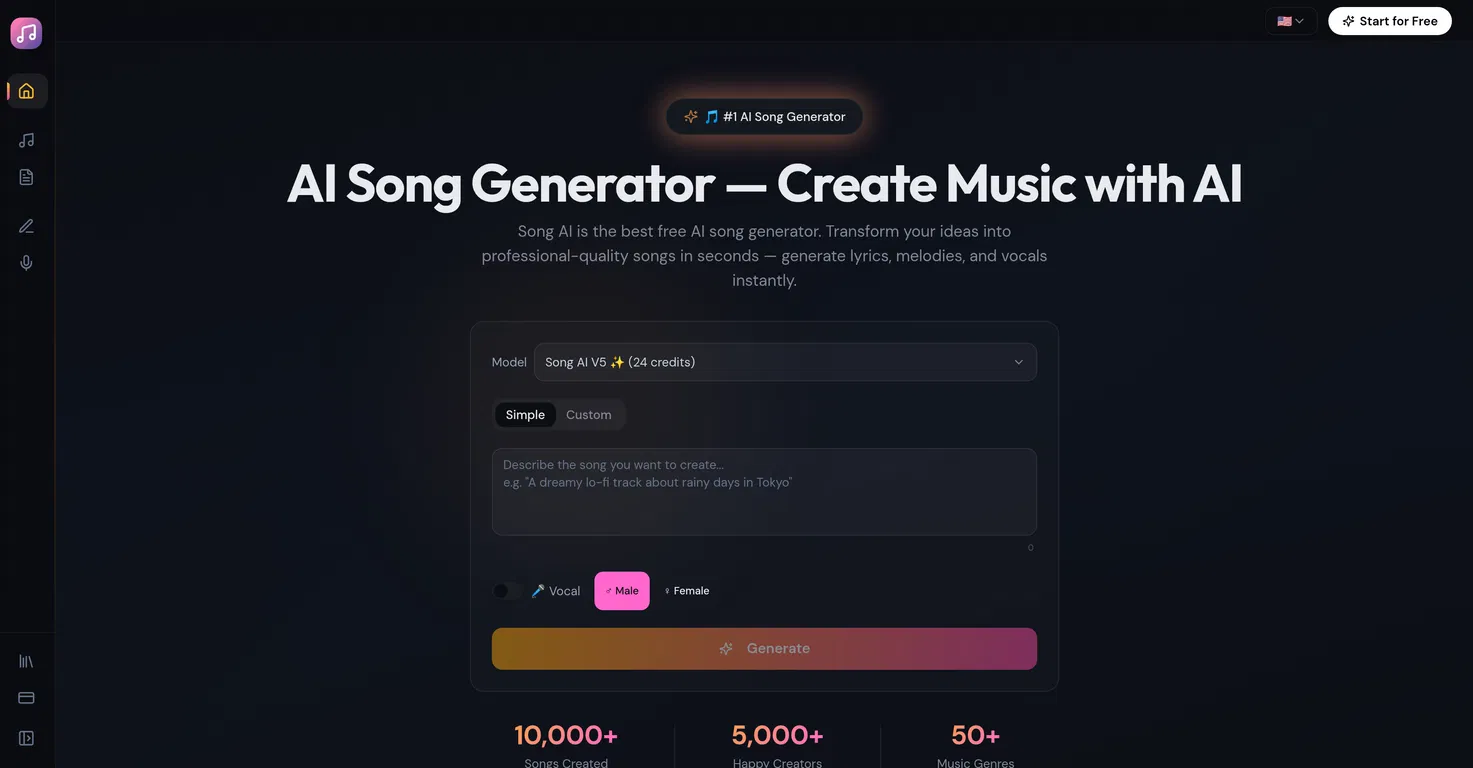 SongAI.io screenshot