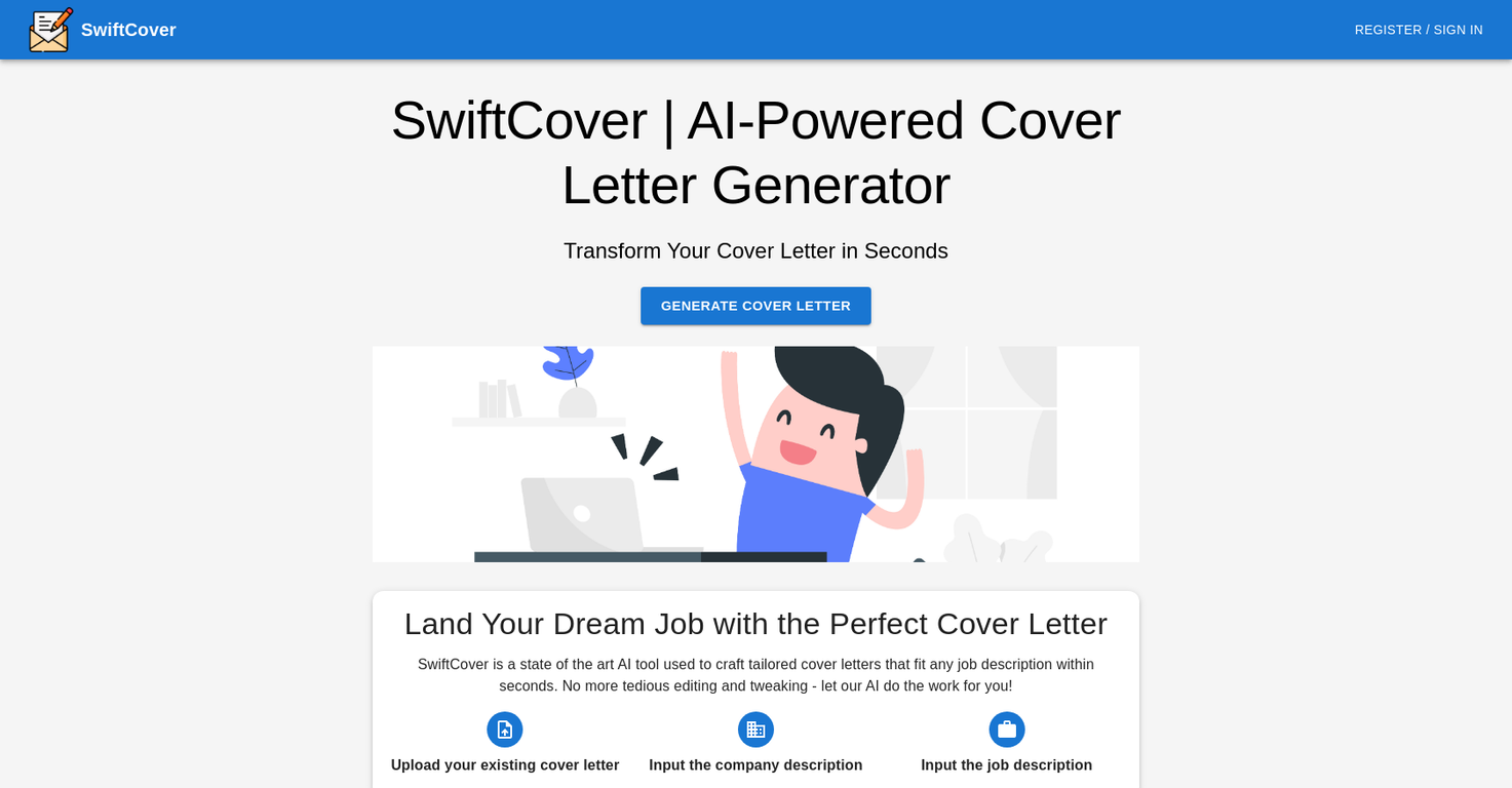 Swiftcover screenshot