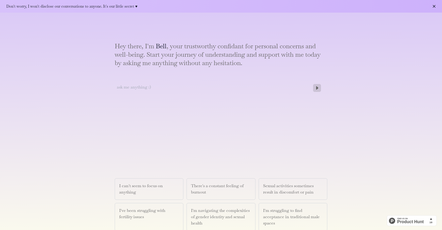 Bell screenshot
