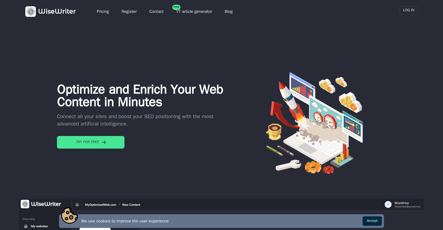 WiseWriter screenshot