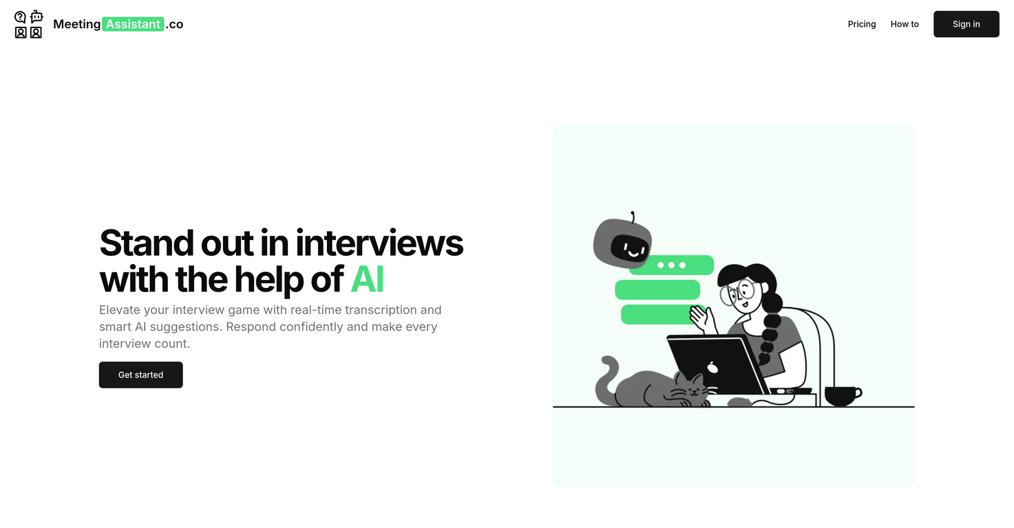 MeetingAssistant.co screenshot