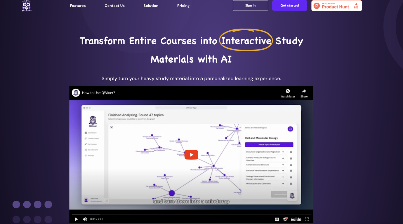 QWiser screenshot