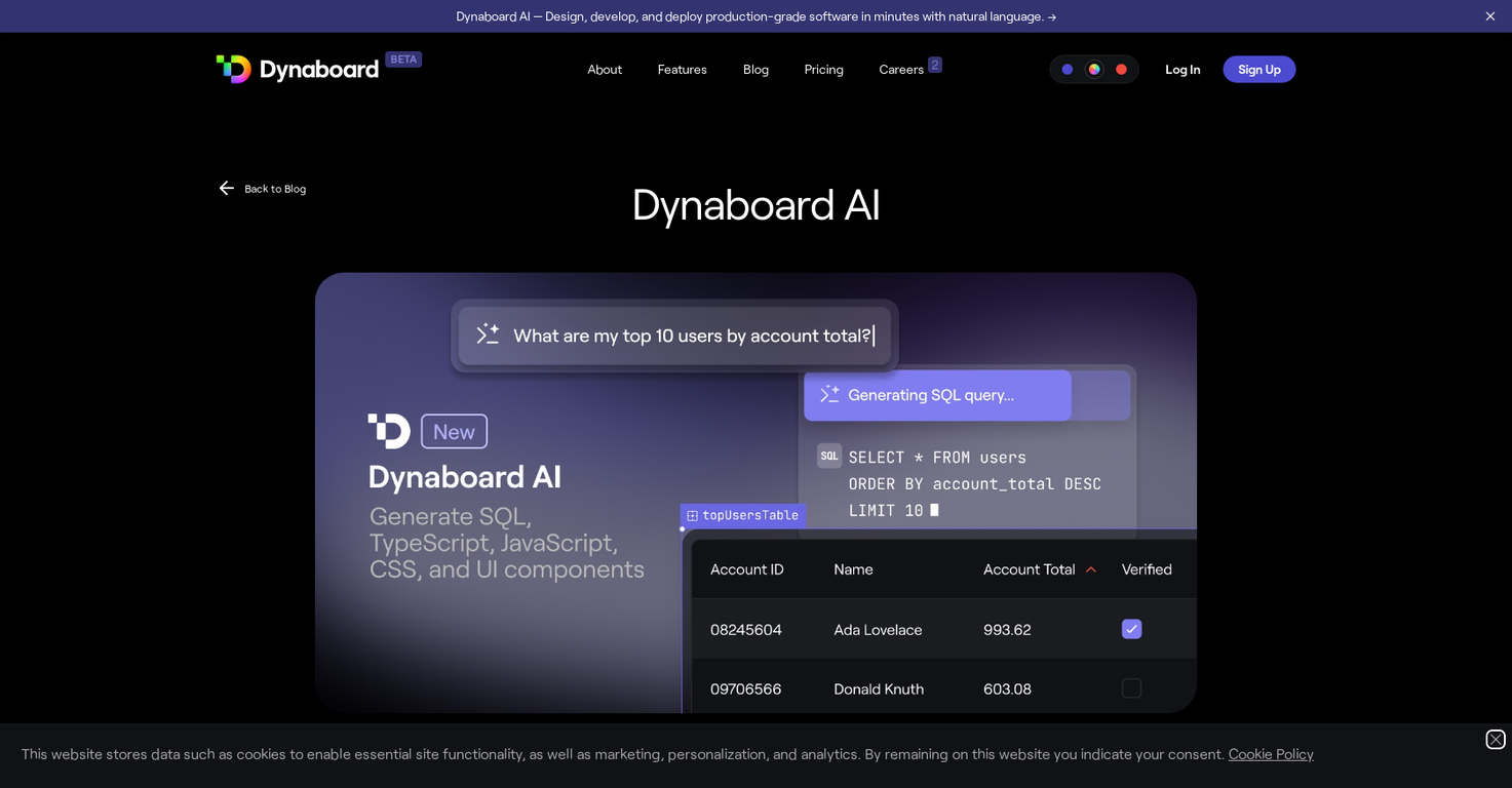 Dynaboard AI screenshot