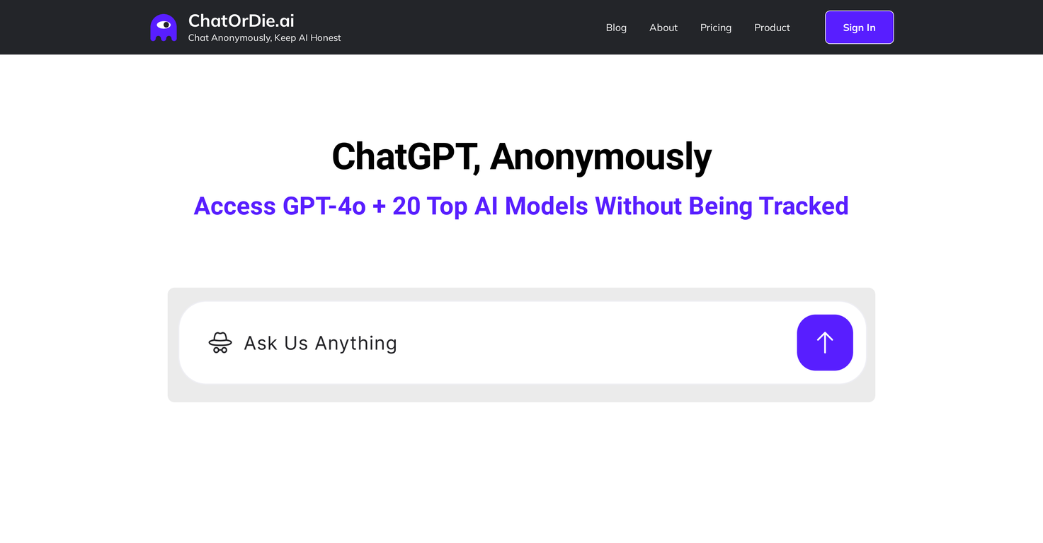 ChatOrDie screenshot
