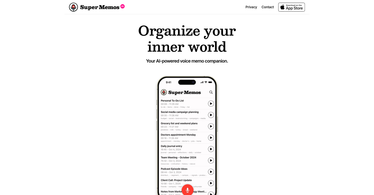Super Memos AI screenshot