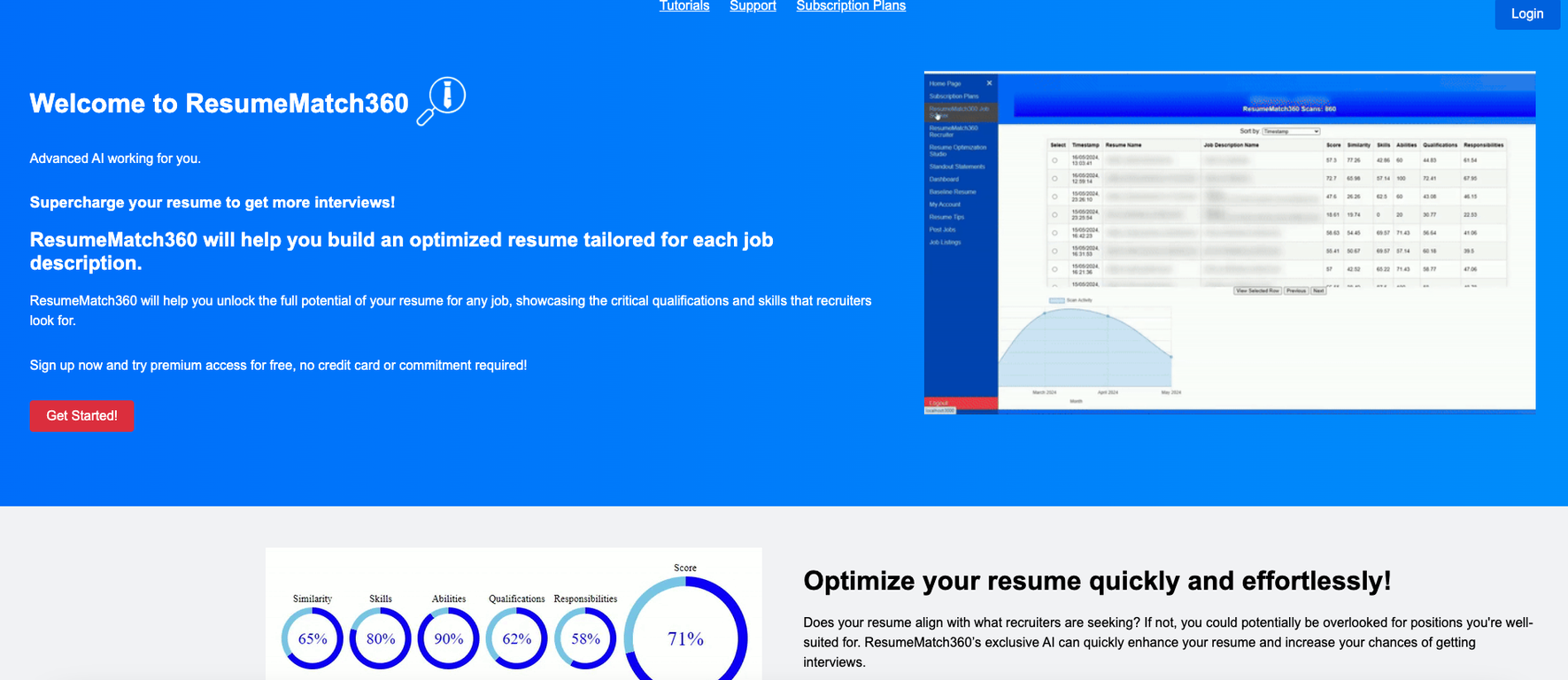 ResumeMatch360 screenshot