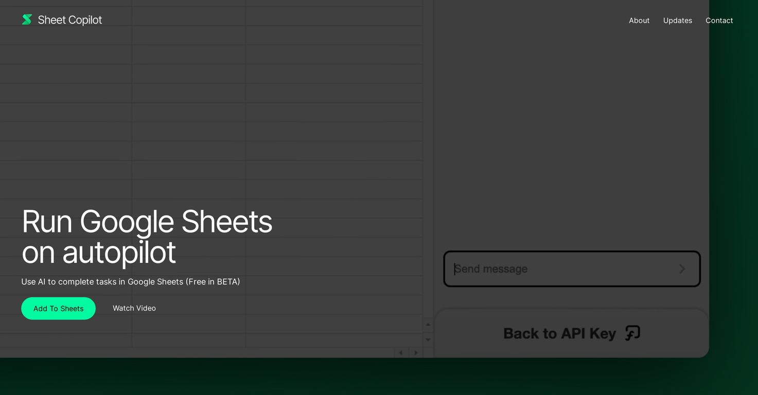 Sheet Copilot screenshot