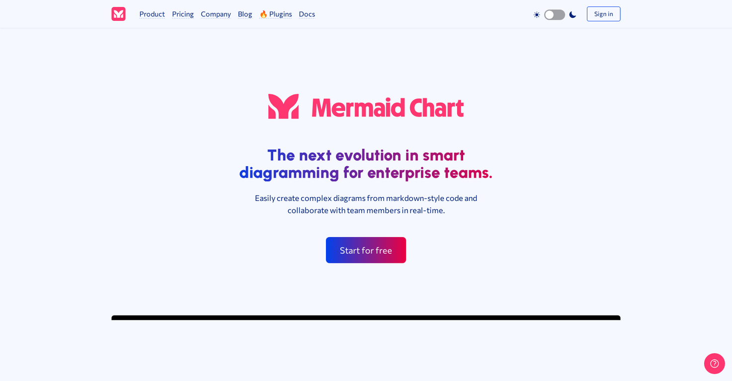 Mermaid Chart screenshot