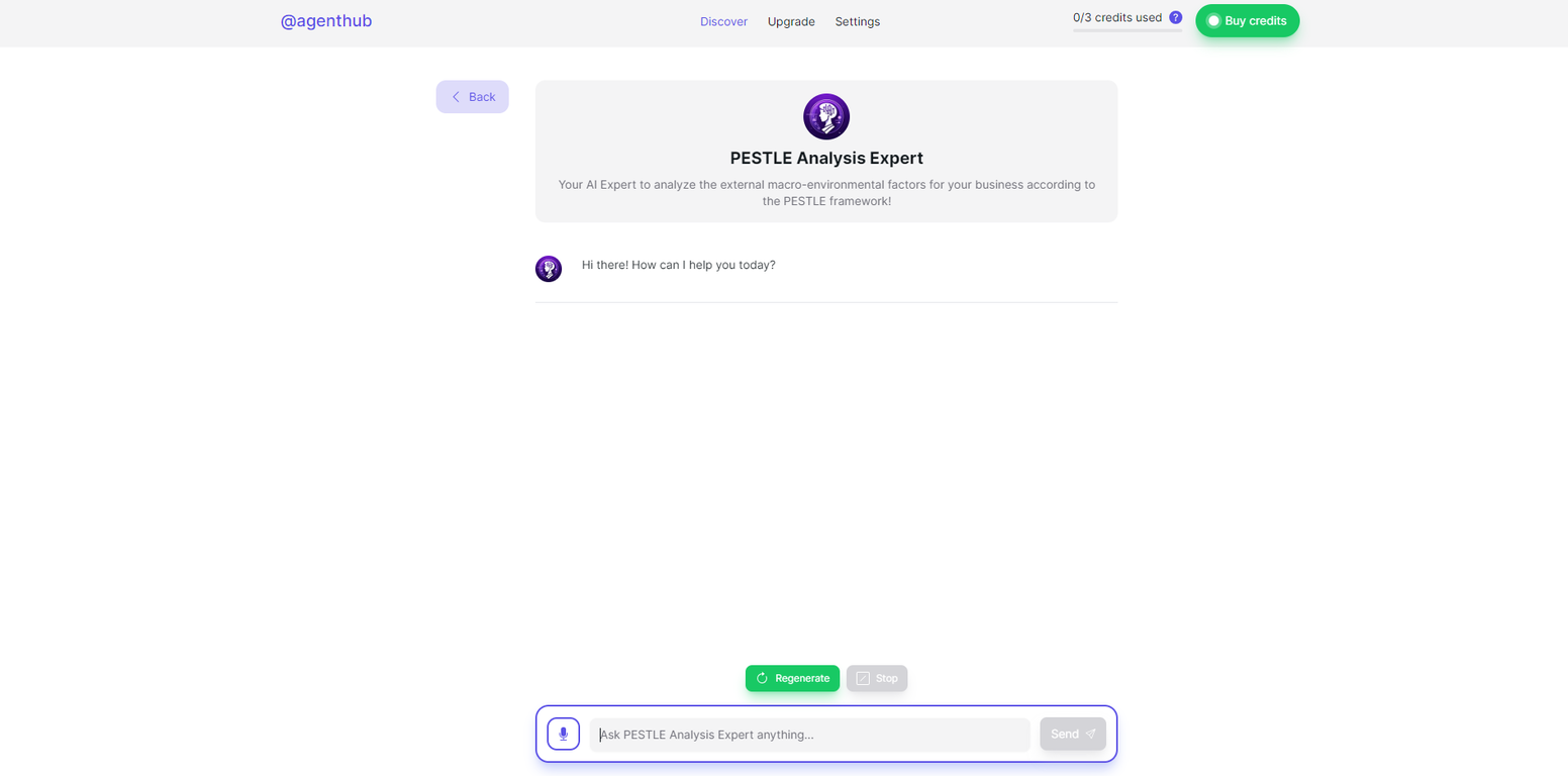 PESTLE Analysis Expert screenshot